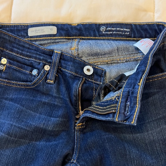 Ag Adriano Goldschmied The Stevie slim straight size 25 R in a dark rinse - Picture 11 of 15